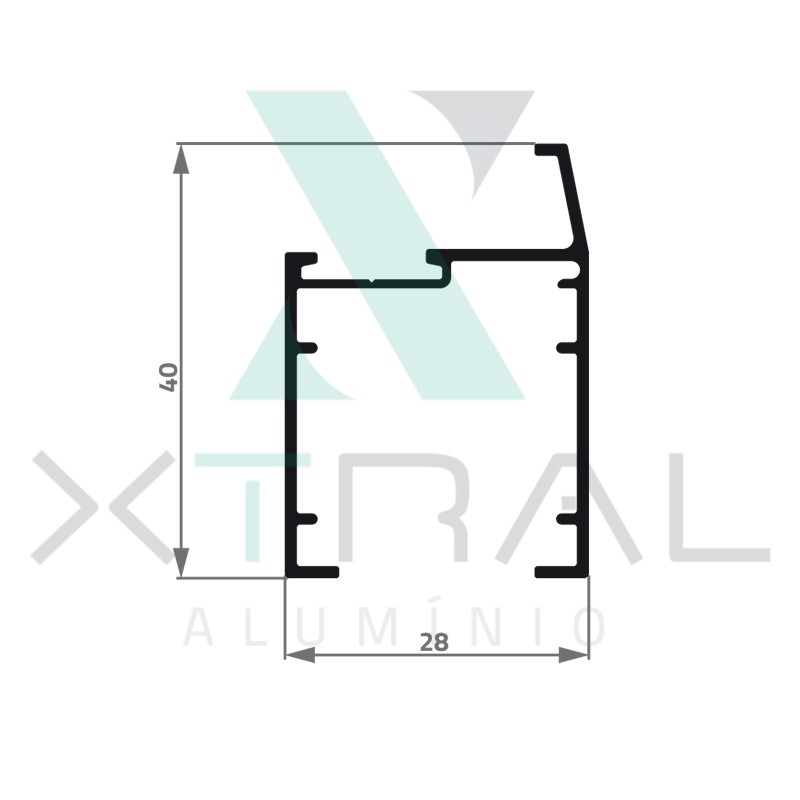 XTL-001 - (122) - PESO LINEAR: 0,36kg/m