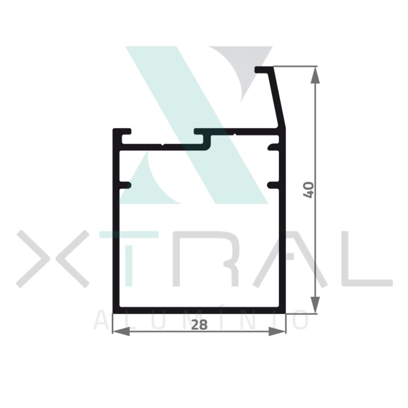 XTL-003 - (101) - PESO LINEAR: 0,367kg/m