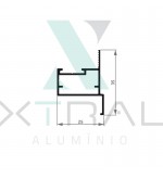 XTL-010 - (B26) - PESO LINEAR: 0,284kg/m XTL-010 - (B26) - PESO LINEAR: 0,284kg/m