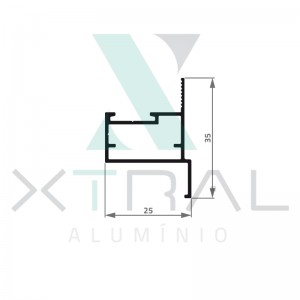 XTL-010 - (B26) - PESO LINEAR: 0,284kg/m