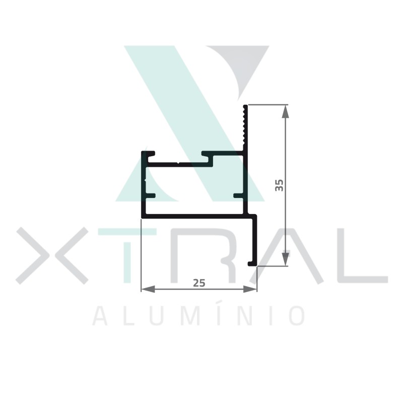 XTL-010 - (B26) - PESO LINEAR: 0,284kg/m XTL-010 - (B26) - PESO LINEAR: 0,284kg/m