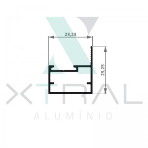 XTL-012 - (B1) - PESO LINEAR: 0,291kg/m