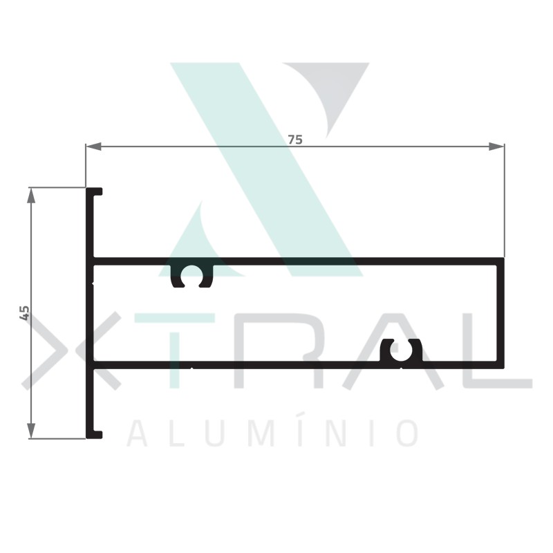 XTL-016 - (150) - PESO LINEAR: 0,902kg/m