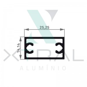 XTL-052 - (COR 18) - PESO LINEAR: 0,321kg/m