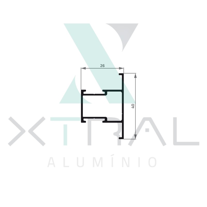 XTL-060 - (106/P528) - PESO LINEAR: 0,367kg/m