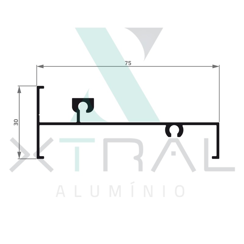 XTL-066 - (363) - PESO LINEAR: 0,534kg/m