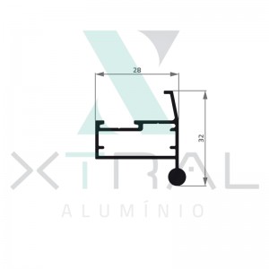 XTL-074 - (135) - PESO LINEAR: 0,388kg/m