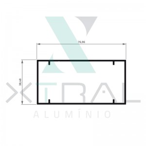XTL-079 - (TRG.3X1.1/2X) - PESO LINEAR: 0,887kg/m