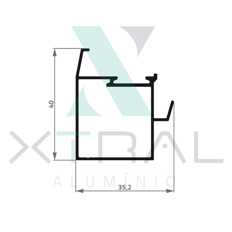 XTL-092 - (28T-070) - PESO LINEAR: 0,411kg/m