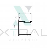 XTL-095 - (28T-071) - PESO LINEAR: 0,392kg/m
