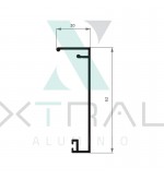 XTL-097 - (E-512) - PESO LINEAR: 0,385kg/m