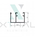 XTL-100 - (BX-0052) - PESO LINEAR: 0,315kg/m