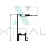 XTL-107 - (L-713-L) - PESO LINEAR: 0,954kg/m