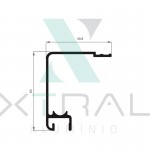XTL-109 - (EXTL-11) - PESO LINEAR: 0,76kg/m
