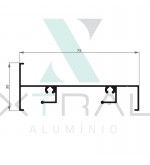XTL-122 - (P-817) - PESO LINEAR: 0,524kg/m