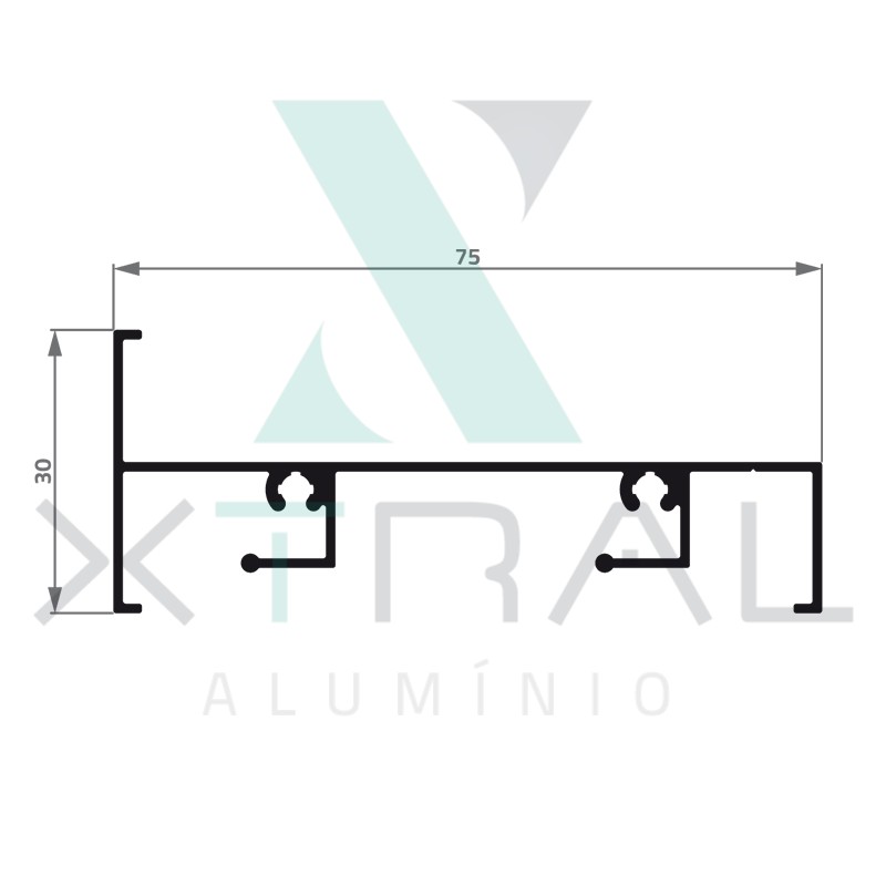 XTL-122 - (P-817) - PESO LINEAR: 0,524kg/m