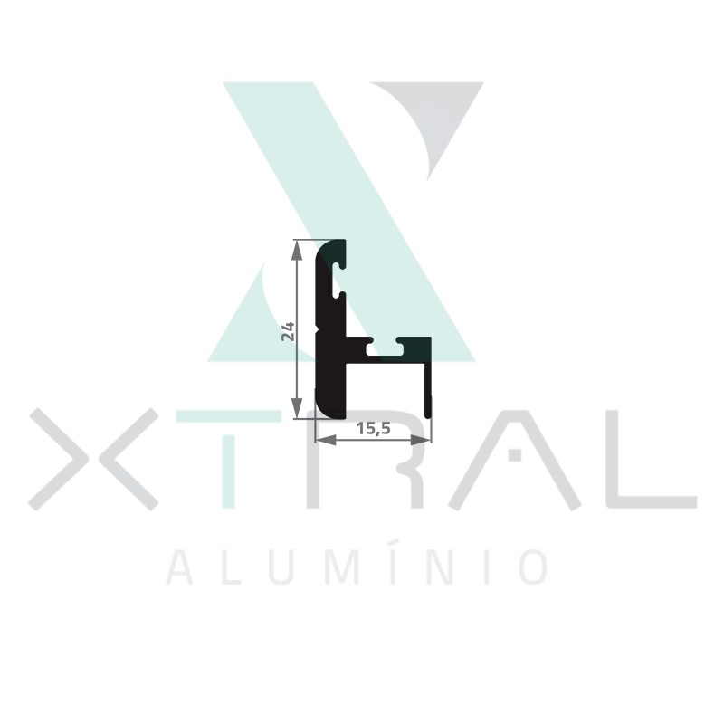 XTL-127 - (Y-343) - PESO LINEAR: 0,331kg/m