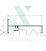 XTL-133 - (P-818) - PESO LINEAR: 0,431kg/m