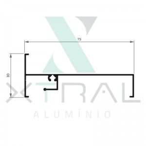 XTL-133 - (P-818) - PESO LINEAR: 0,431kg/m