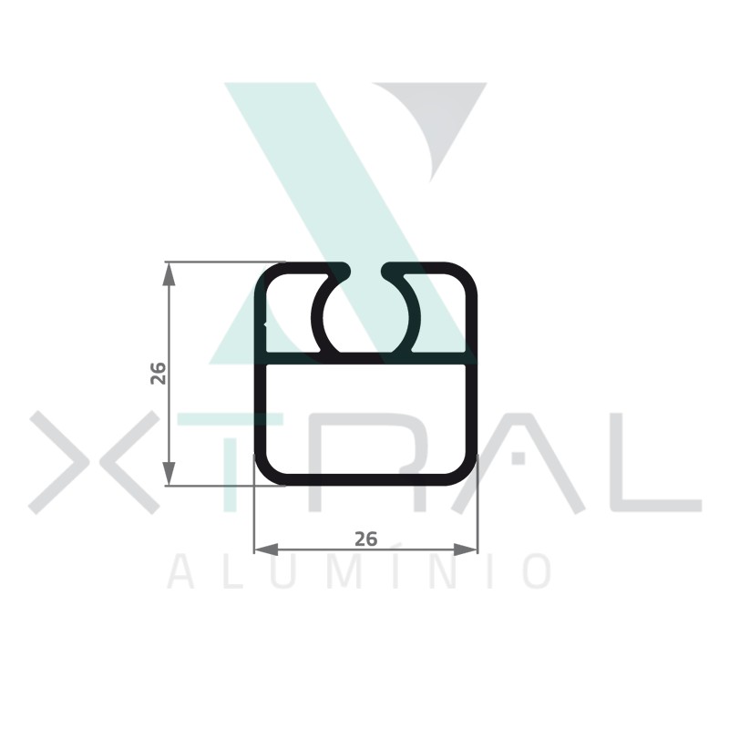XTL-142 - (DV-043) - PESO LINEAR: 0,507kg/m