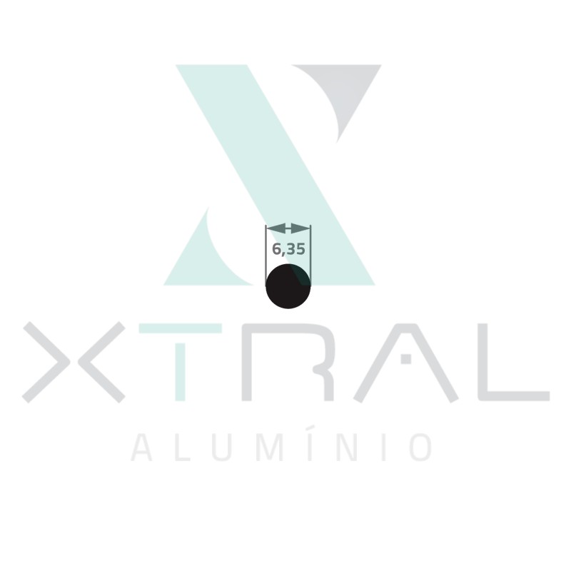 XTL-153 - (VERGALHÃO1/4) - PESO LINEAR: 0,086kg/m