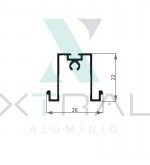 XTL-155 - (65) - PESO LINEAR: 0,225kg/m