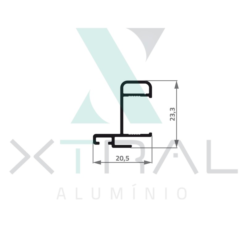 XTL-164 - (1244) - PESO LINEAR: 0,206kg/m