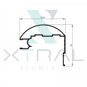XTL-166 - (1741) - PESO LINEAR: 0,607kg/m