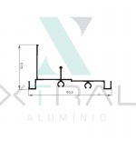 XTL-170 - (1241) - PESO LINEAR: 0,366kg/m