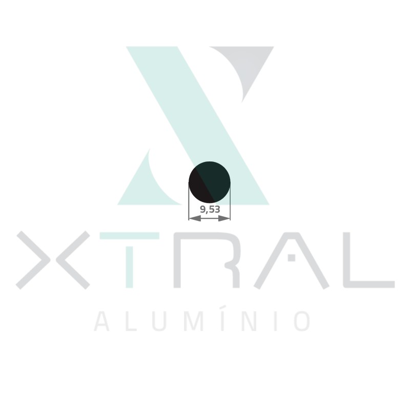 XTL-184 - (VERGALHÃO3/8) - PESO LINEAR: 0,193kg/m