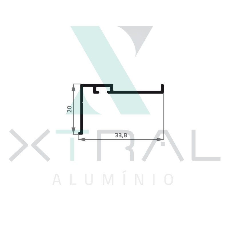 XTL-188 - (L-387) - PESO LINEAR: 0,19kg/m XTL-188 - (L-387) - PESO LINEAR: 0,19kg/m