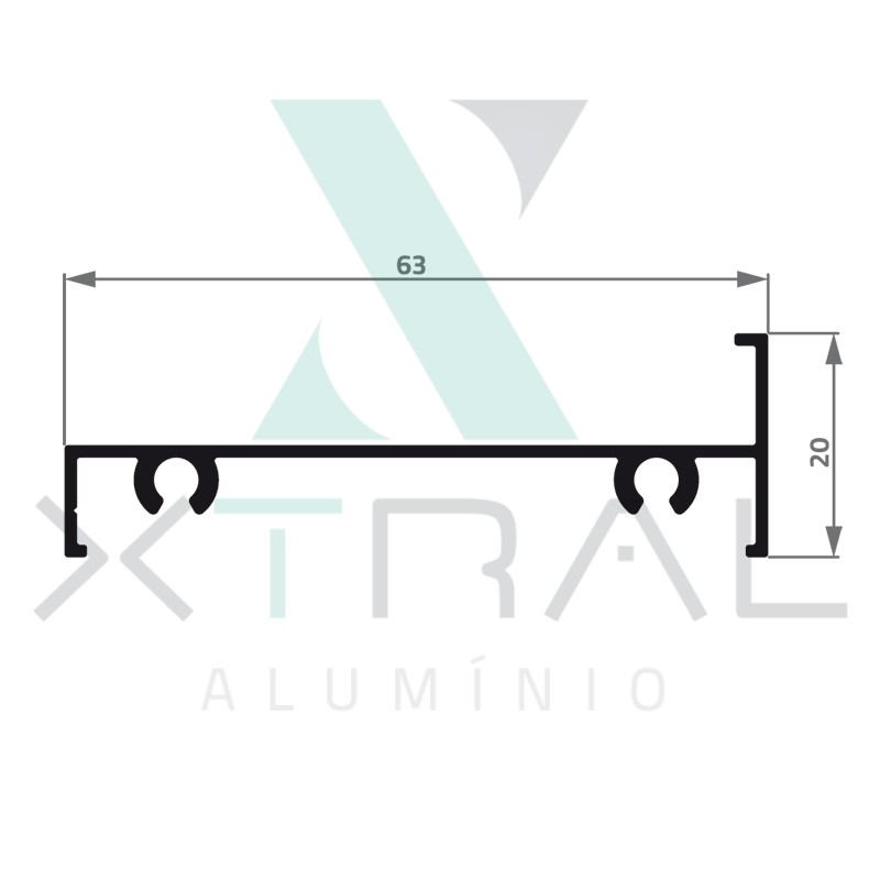 XTL-197 - (B-32) - PESO LINEAR: 0,4kg/m