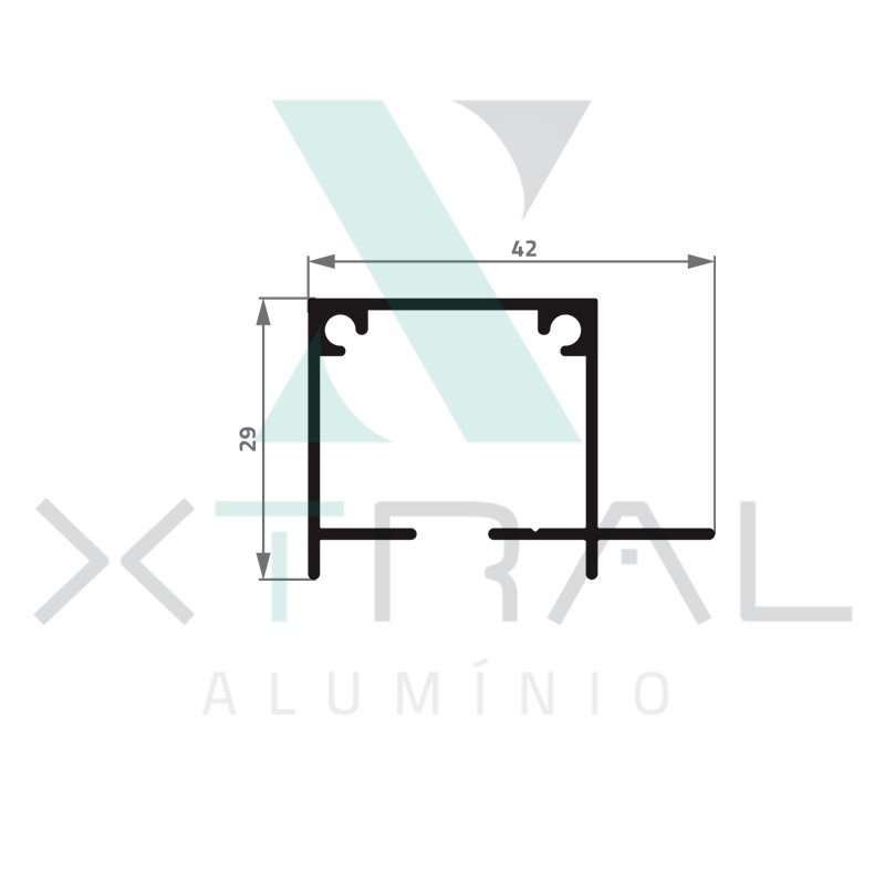 XTL-198 - (B-78) - PESO LINEAR: 0,433kg/m XTL-198 - (B-78) - PESO LINEAR: 0,433kg/m