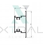 XTL-199 - (P529) - PESO LINEAR: 0,458kg/m