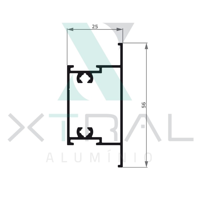 XTL-199 - (P529) - PESO LINEAR: 0,458kg/m