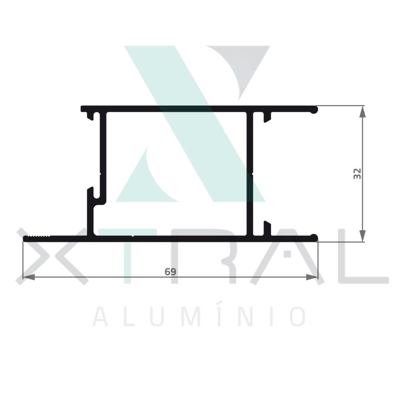 XTL-215 - (XG-050) - PESO LINEAR: 0,817kg/m