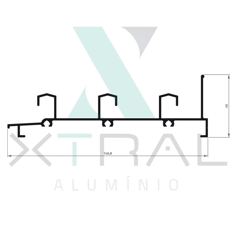 XTL-222 - (XG-066) - PESO LINEAR: 1,539kg/m