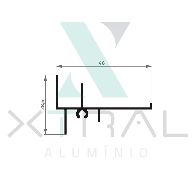XTL-228 - (4628) - PESO LINEAR: 0,285kg/m