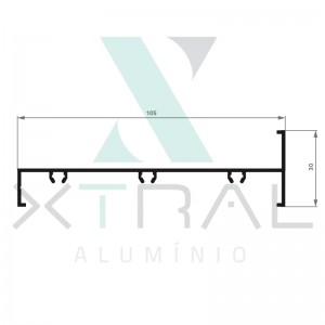 XTL-231 - (Y-260/ P 10,) - PESO LINEAR: 0,699kg/m