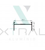 XTL-232 - (U-900/Q.LUZ/) - PESO LINEAR: 0,18kg/m