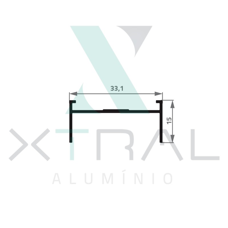 XTL-232 - (U-900/Q.LUZ/) - PESO LINEAR: 0,18kg/m