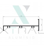 XTL-235 - (28.532/ P 11) - PESO LINEAR: 0,979kg/m