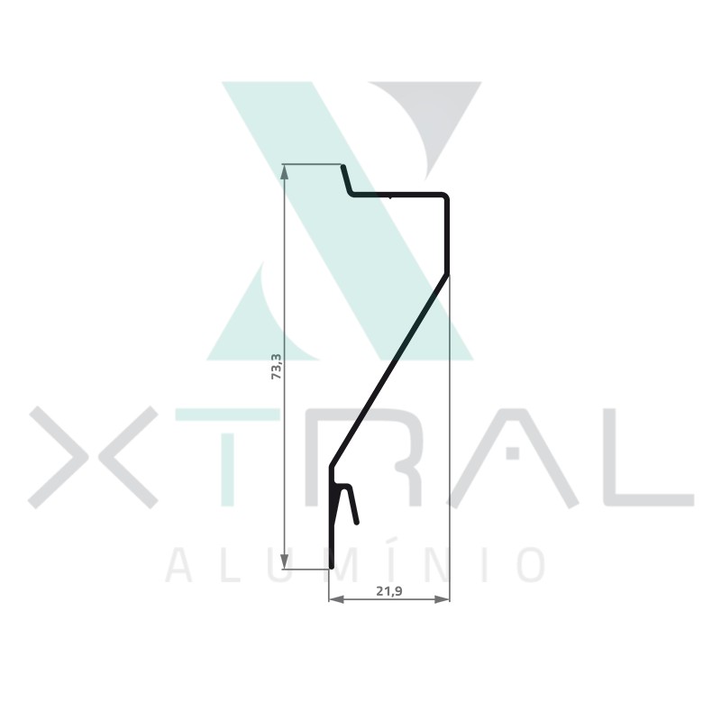 XTL-236 - (VZ-203) - PESO LINEAR: 0,304kg/m