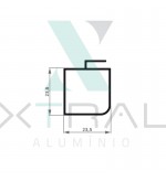 XTL-240 - (E-01) - PESO LINEAR: 0,276kg/m