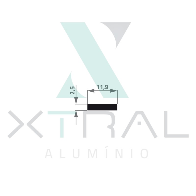 XTL-242 - (E-03) - PESO LINEAR: 0,081kg/m