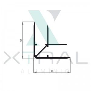 XTL-260 - (CASE 03) - PESO LINEAR: 0,412kg/m