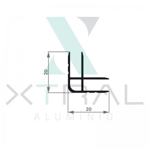 XTL-261 - (CASE 01) - PESO LINEAR: 0,197kg/m