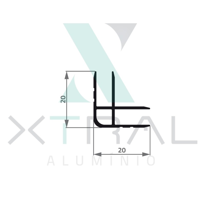 XTL-261 - (CASE 01) - PESO LINEAR: 0,197kg/m