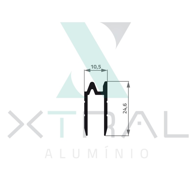 XTL-262 - (CASE 06) - PESO LINEAR: 0,229kg/m