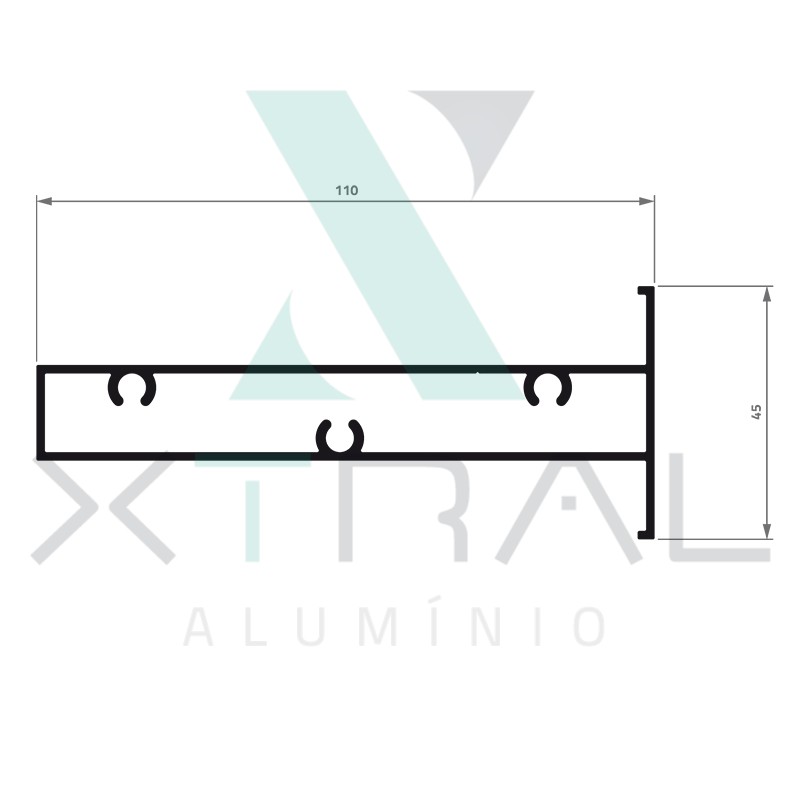 XTL-269 - (28.547/ C 11) - PESO LINEAR: 1,318kg/m